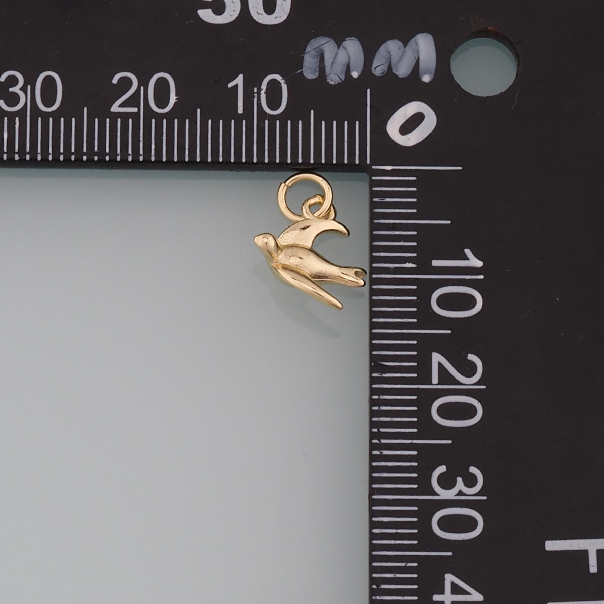 Gold Animal Charms,18K Gold Filled Bird Pendant,Bird Charm Bracelet Necklace for DIY Jewelry Making Supply