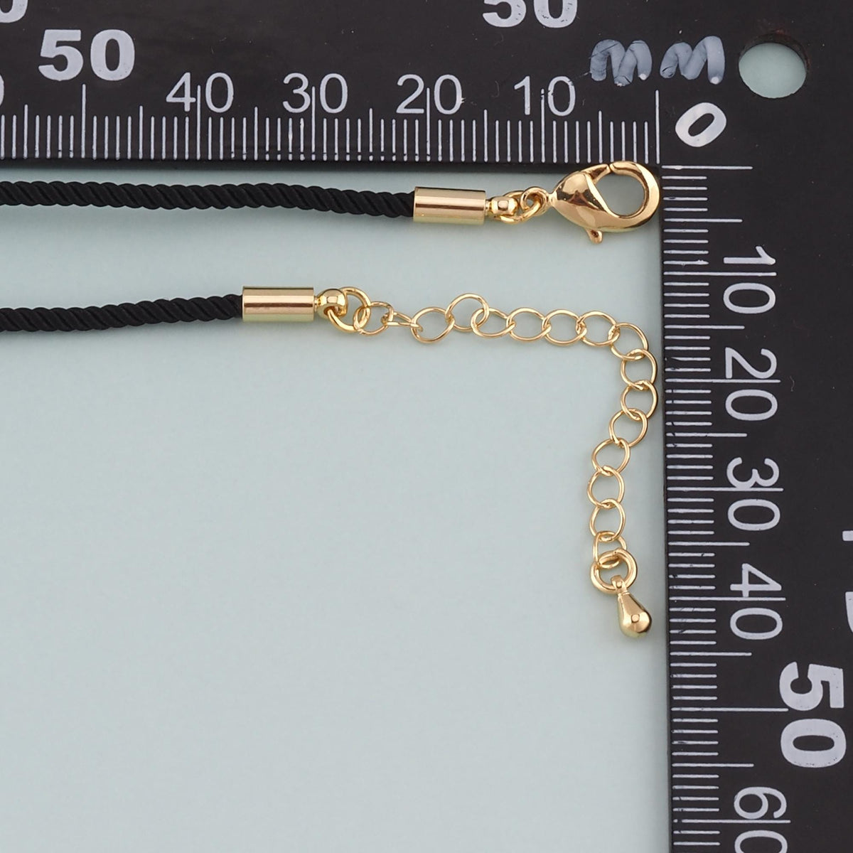 Gold Adjustable Braided Rope,18K Gold Filled Braided Necklace,Finished Necklace,Bracelets for Jewelry Making