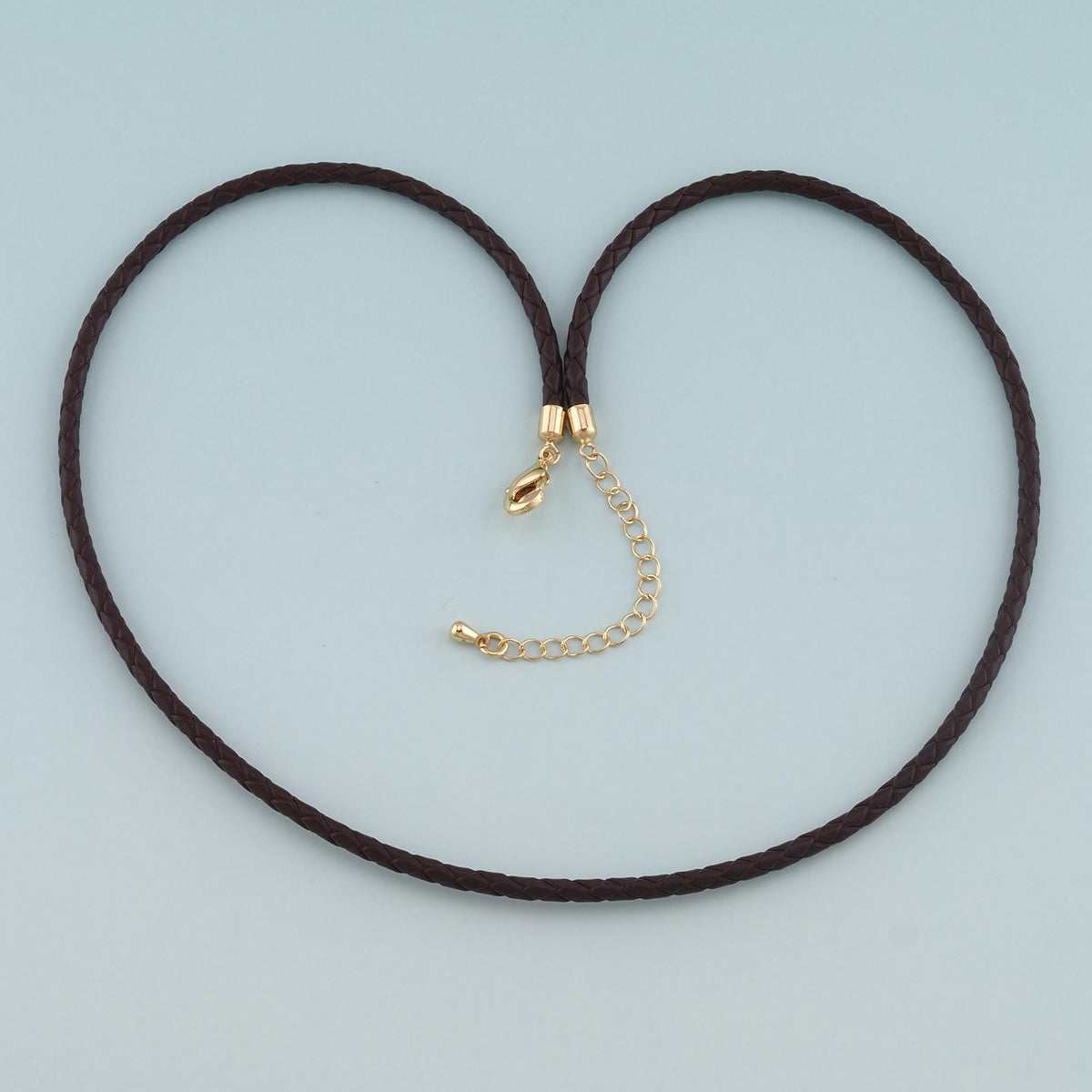 18k Gold Filled Leather Necklace Bracelet for DIY Jewelry Making Supply