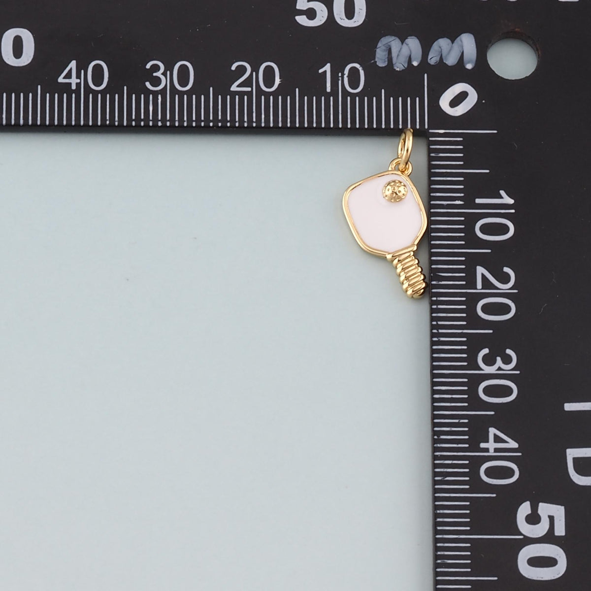 18K Gold Filled Enamel Charm Pendant for Jewelry Making