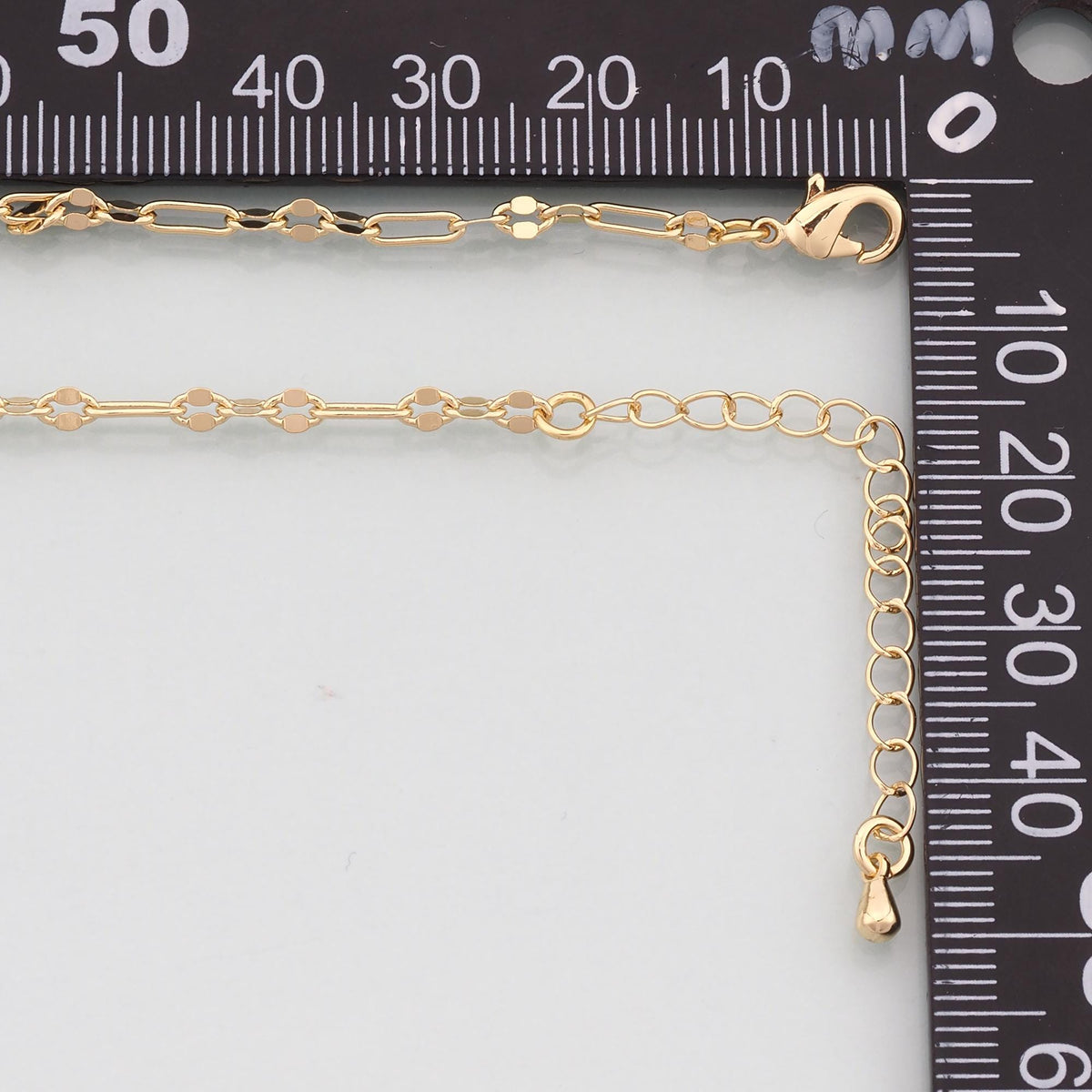 Gold Oval Chain,18K Gold Filled Oval for Necklace Bracelet DIY Jewelry Making Supply