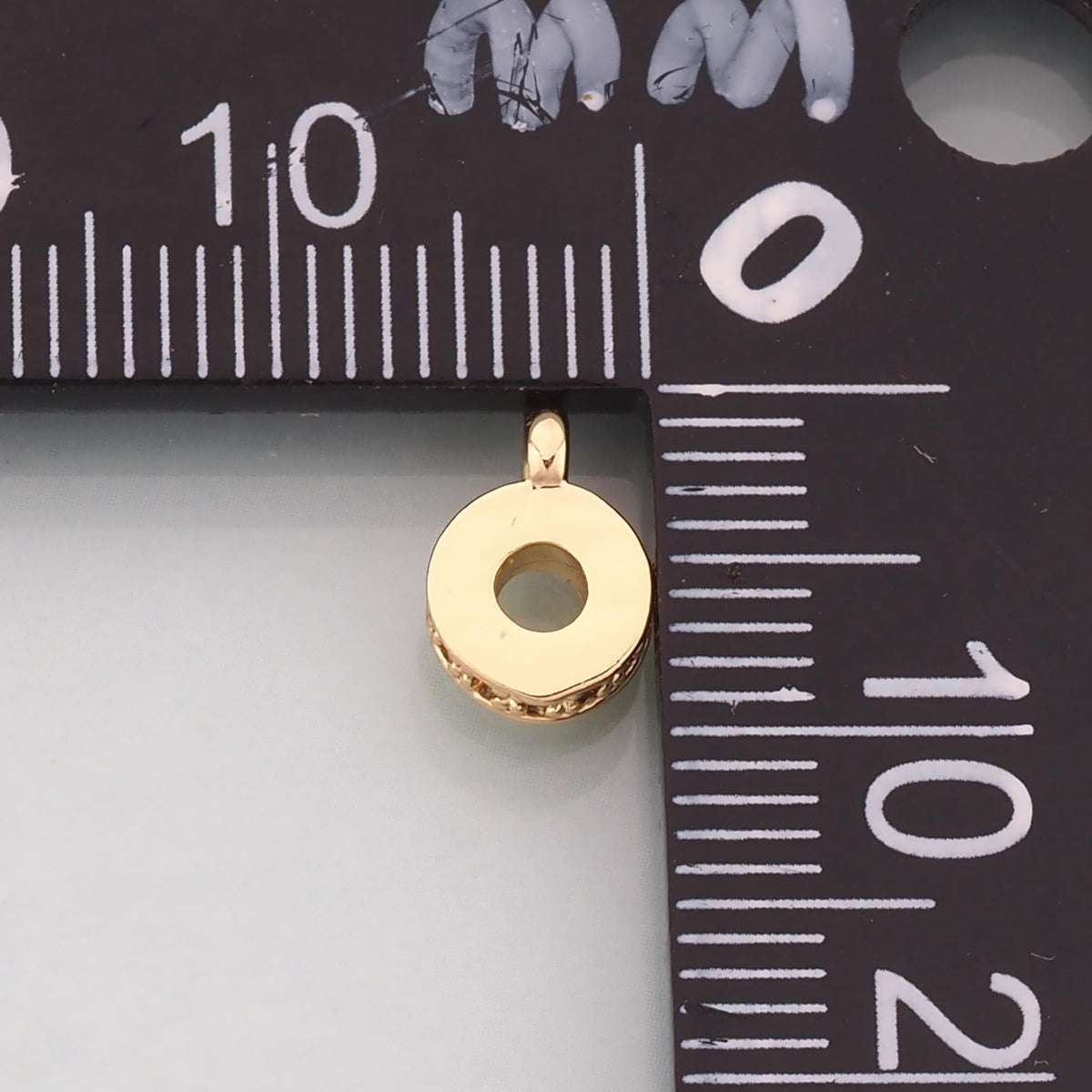 Gold Flat Round Beads,18K Gold Filled Round spacer beads Bracelet Necklace for DIY Jewelry Making Supply
