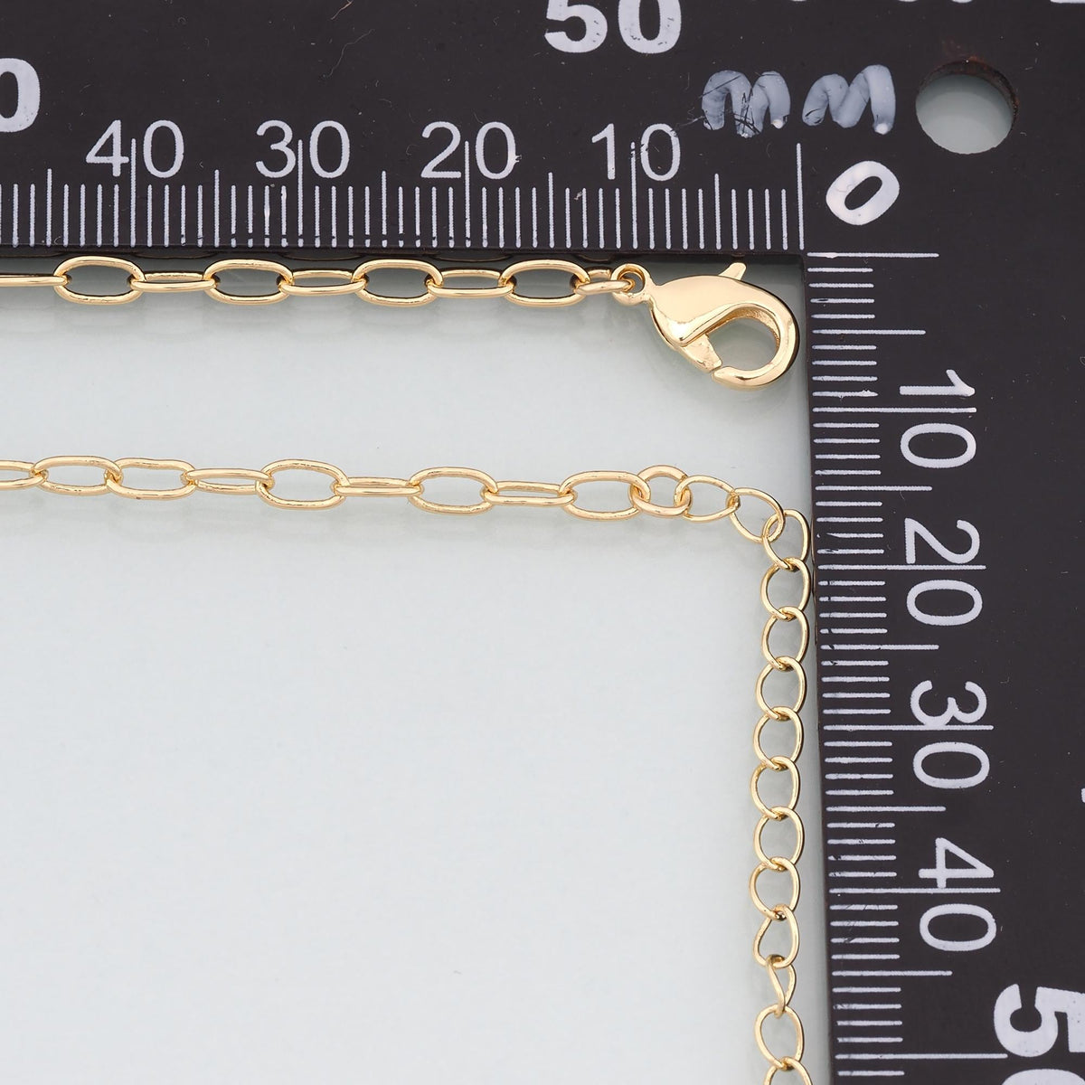 18K Gold Filled Oval Oval Chain 2 in for Jewelry Making