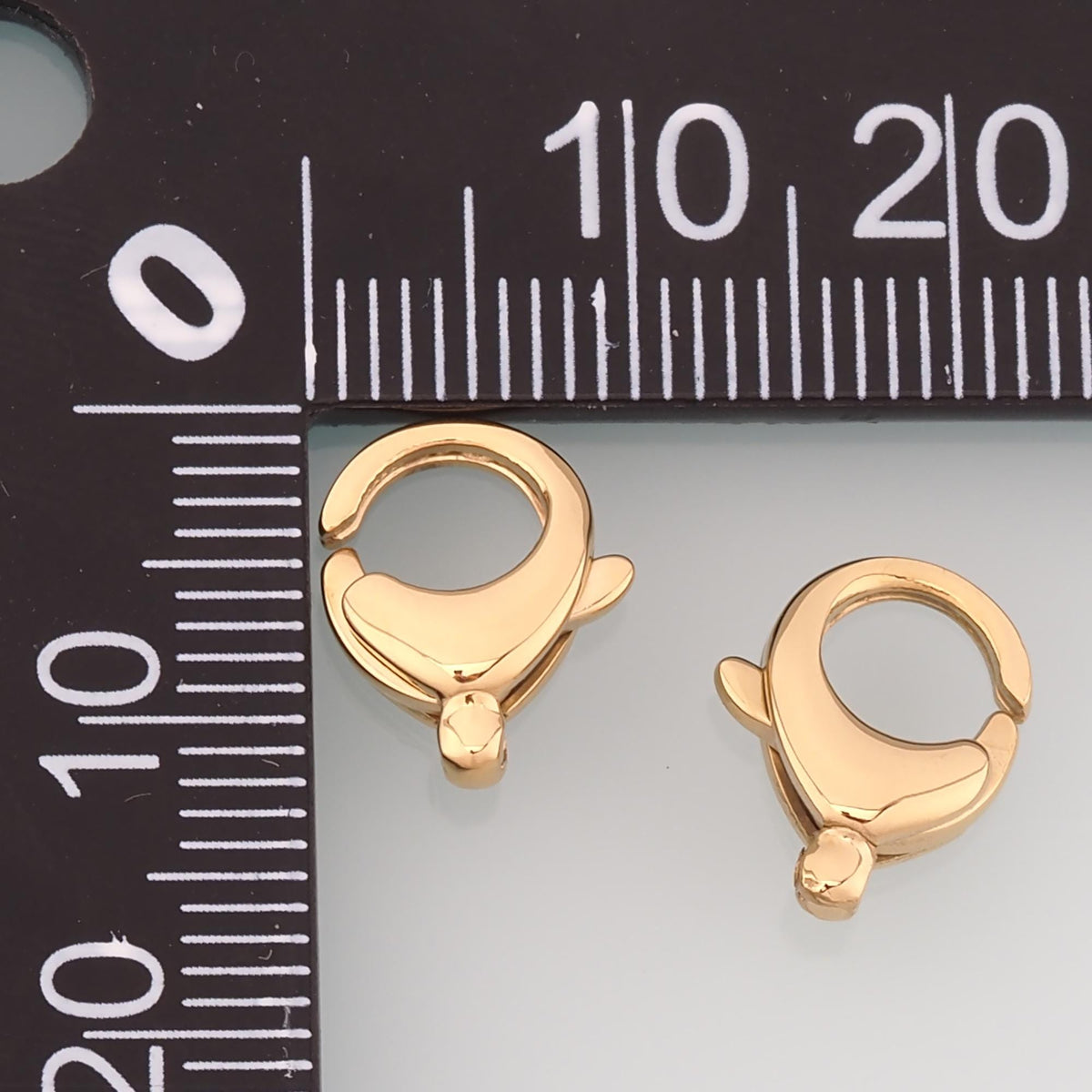 Lobster Spring Carabiner Clasp,14K Gold Stainless Steel Jewelry Closure,Waterproof Connector for DIY Necklace Bracelet Making