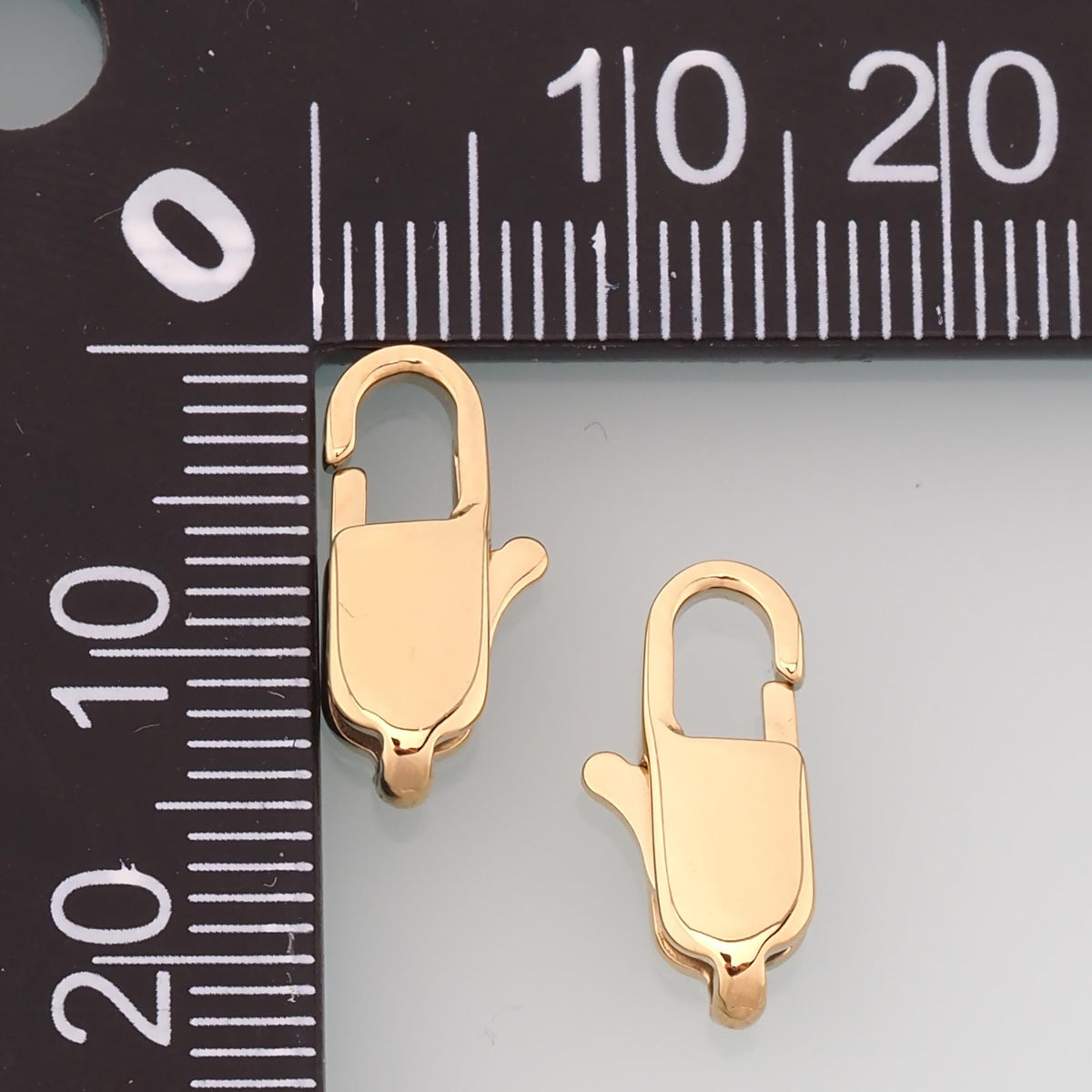 Lobster Spring Carabiner Clasp,14K Gold Stainless Steel Jewelry Closure,Waterproof Connector for DIY Necklace Bracelet Making