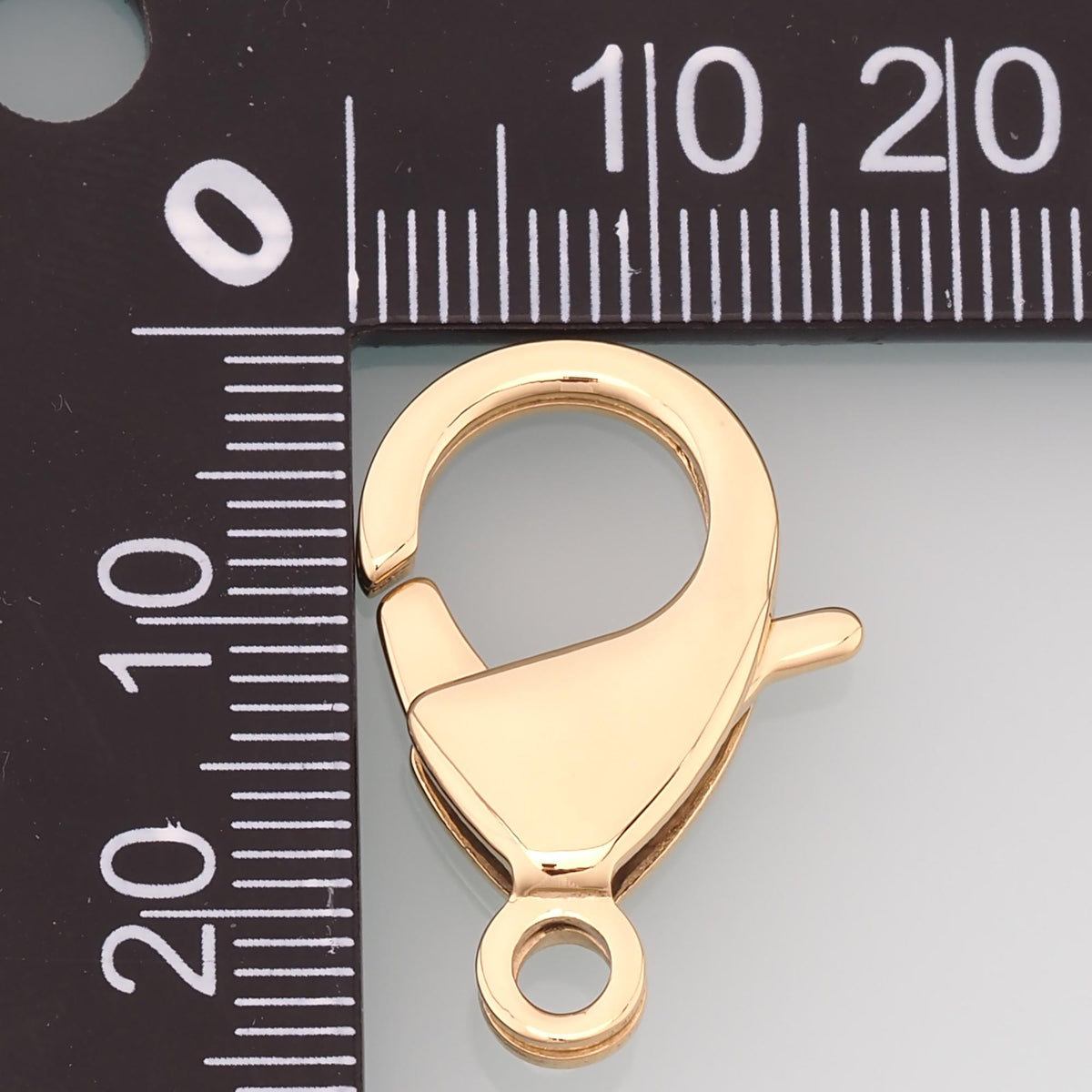 Lobster Spring Carabiner Clasp,14K Gold Stainless Steel Jewelry Closure,Waterproof Connector for DIY Necklace Bracelet Making