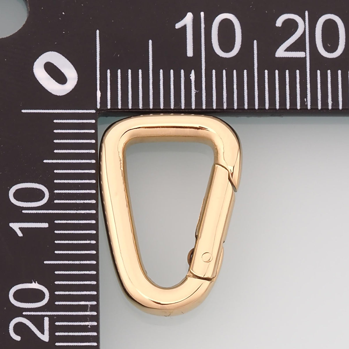 Irregular Spring Carabiner Clasp,14K Gold Stainless Steel Jewelry Closure,Waterproof Connector for DIY Necklace Bracelet Maki