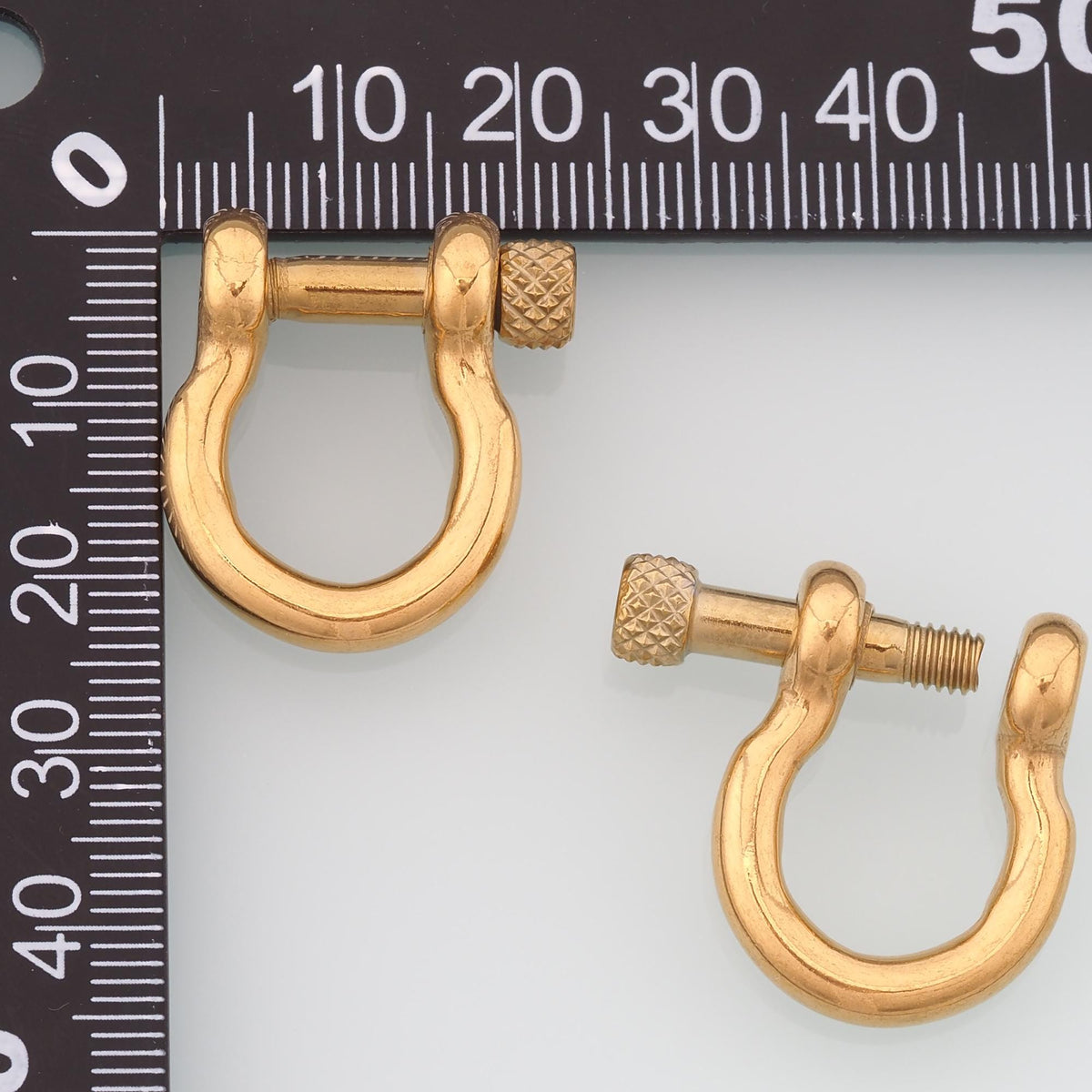 14K Gold Horseshoe Clasp for Jewelry Making