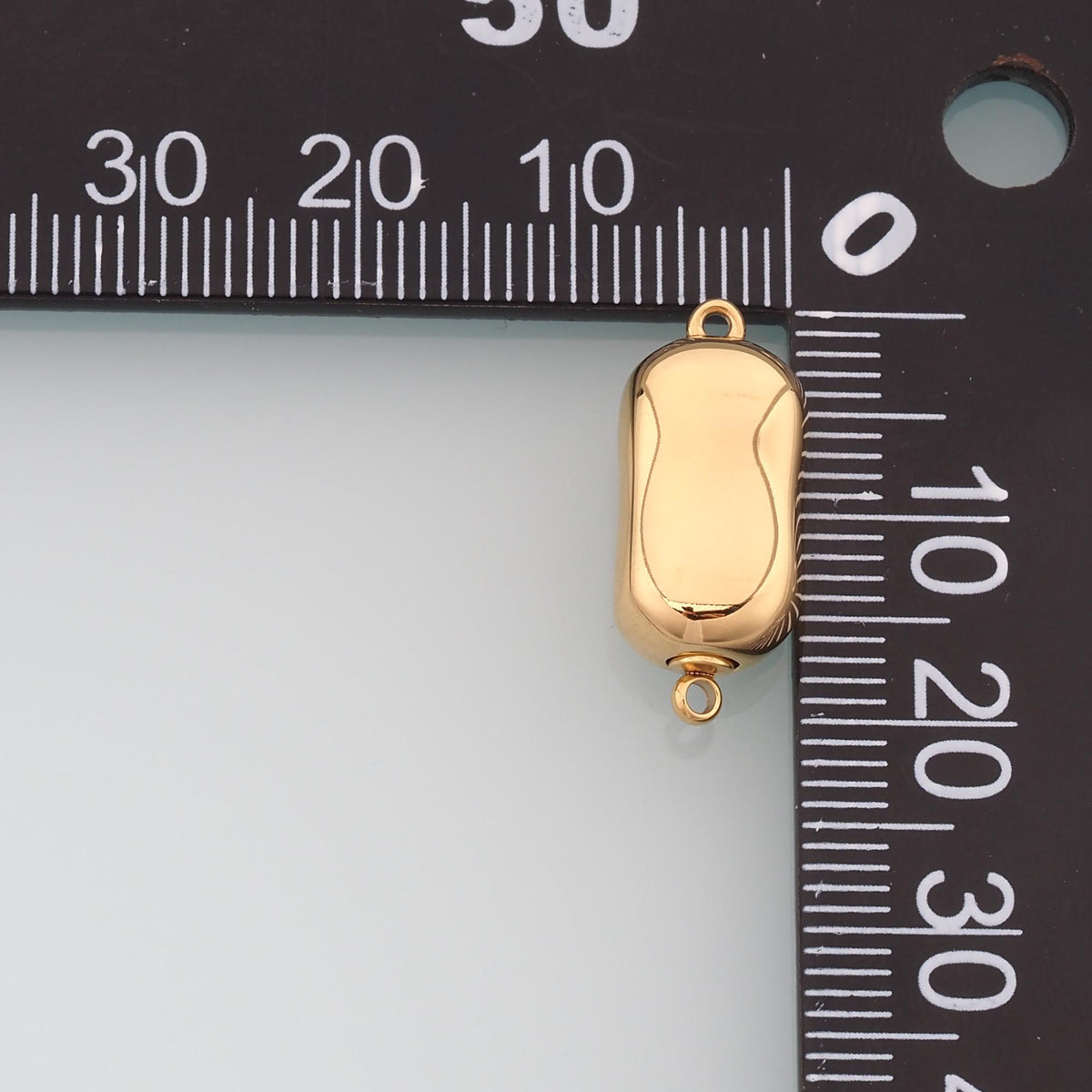 Button Bracelet Connector Clasp,14K Gold Stainless Steel Clasp,Waterproof Clasp for DIY Necklace Bracelet Making