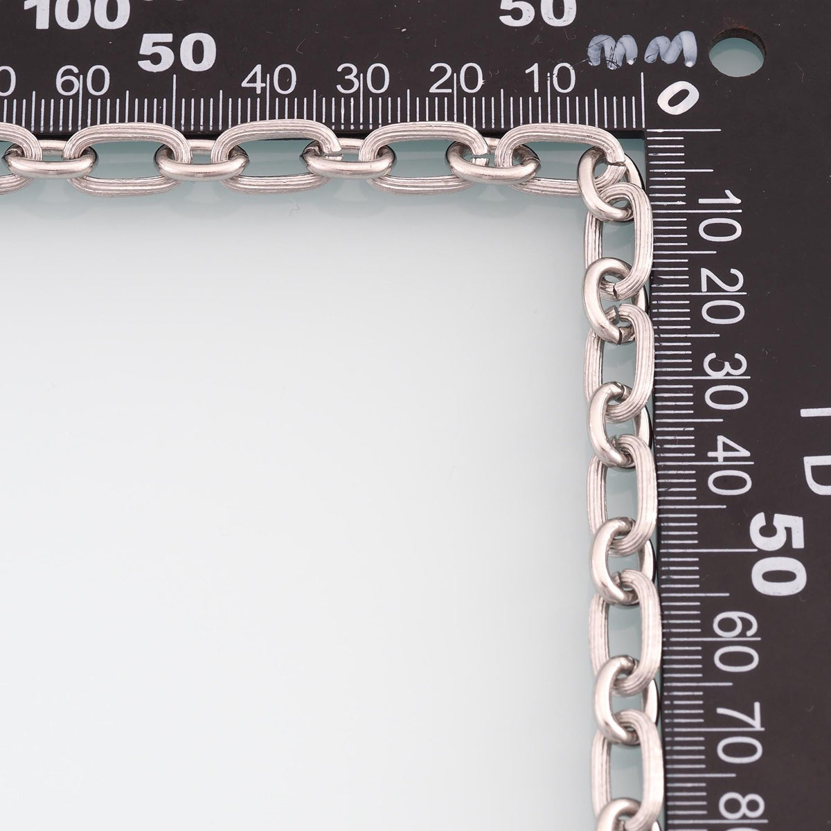 Stainless Steel Oval Chain,Silver Stainless Steel Chain,Waterproof Chain for DIY Necklace Bracelet Making