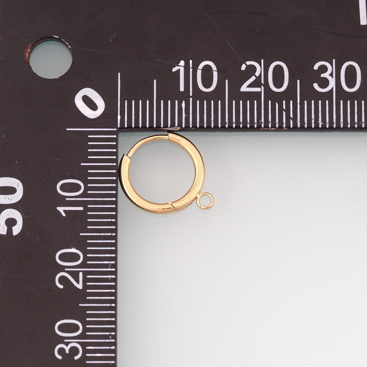 A Pair Stainless Steel Hoop Earrings, 14K Gold Filled Waterproof Never Fade Huggie Hoops,Everyday DIY Jewelry Ear Stack Jewel