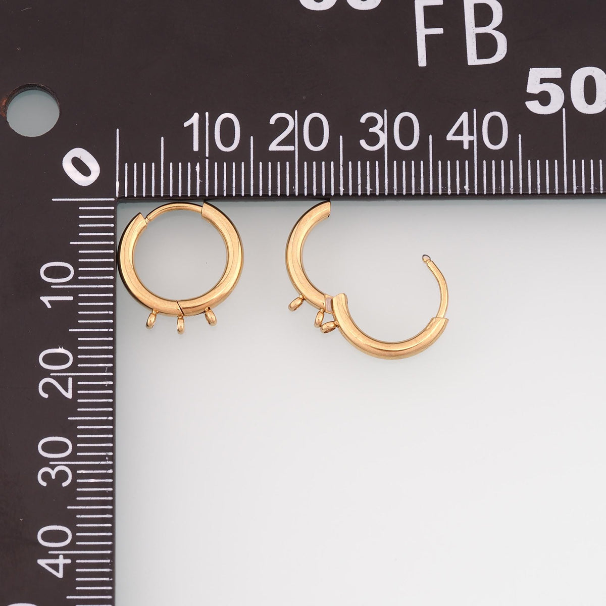 14K Gold Hoop Earrings for Jewelry Making