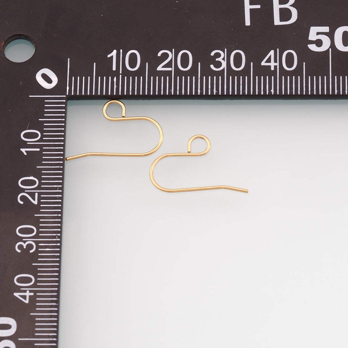 A Pair Stainless Steel Open With Loop Ear Hook, 14K Gold Filled Waterproof Never Fade,Everyday DIY Jewelry Ear Stack Jewelry