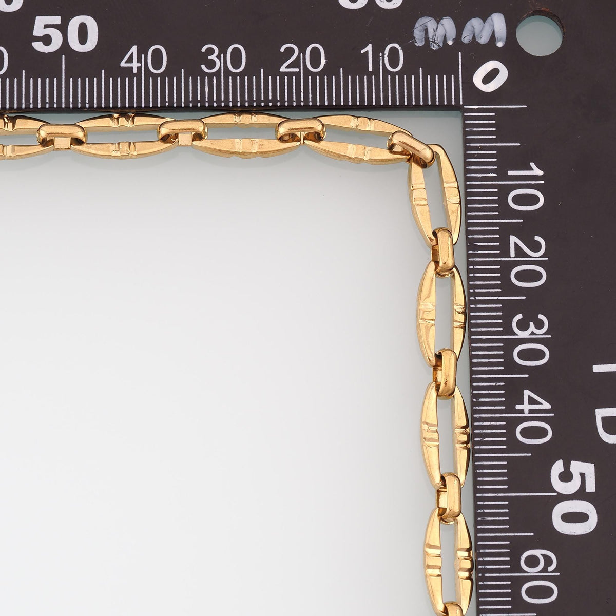 Stainless Steel Oval Chain,14K Gold Stainless Steel Chain,Waterproof Chain for DIY Necklace Bracelet Making