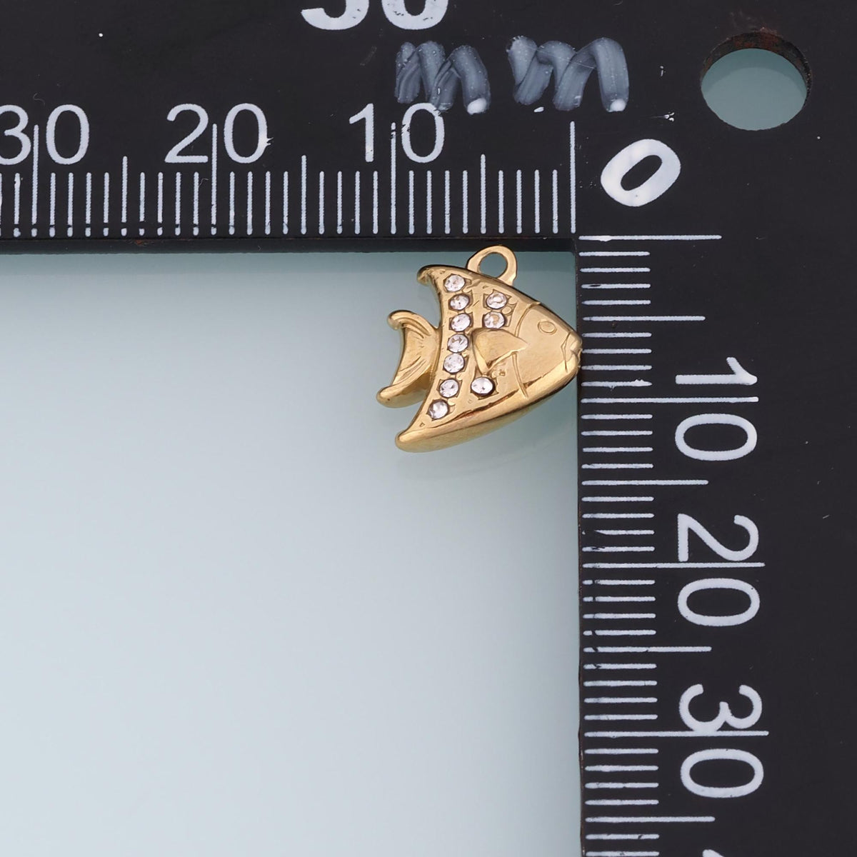 14K Gold Cat Charm Pendant for Jewelry Making