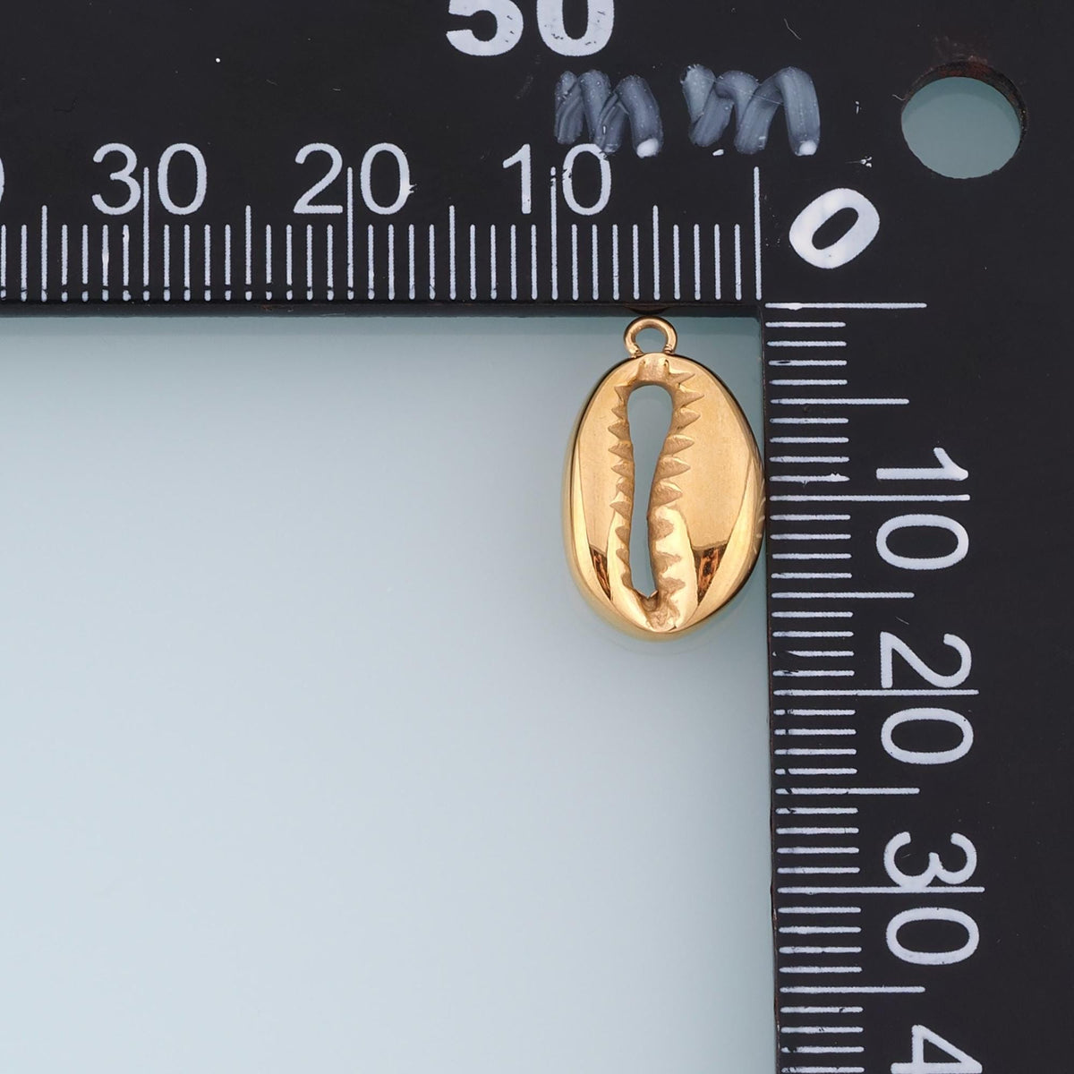 Cowrie Shell Pendant,14K Gold Boho Beach Charm DIY Charm for Necklace Bracelet Making