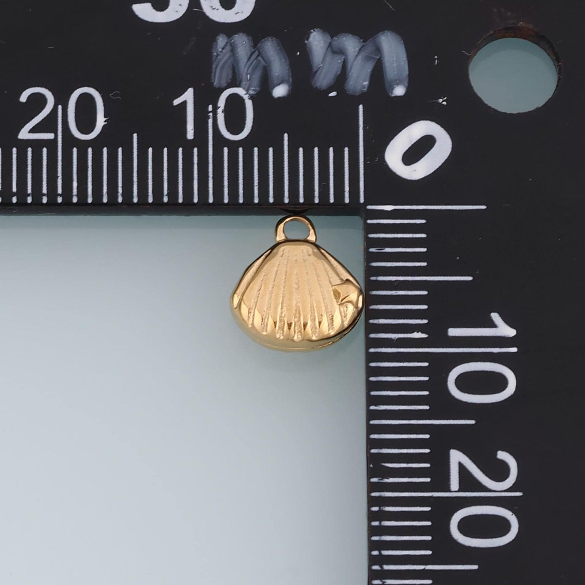 Star Shell Pendant,14K Gold Ocean Charm DIY Charm for Necklace Bracelet Making