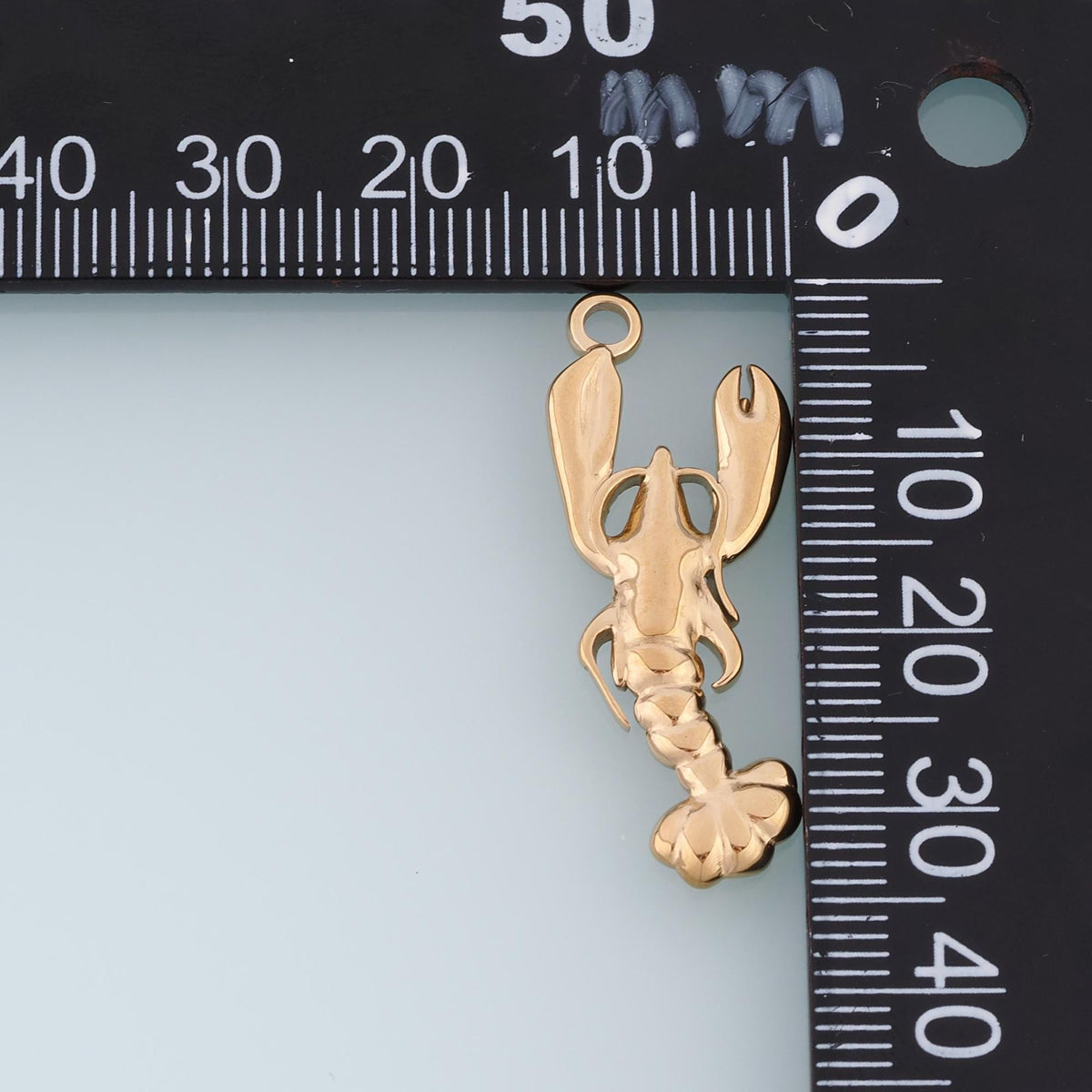 Lobster Pendant,14K Gold Ocean Animal Charm DIY Charm for Necklace Bracelet Making