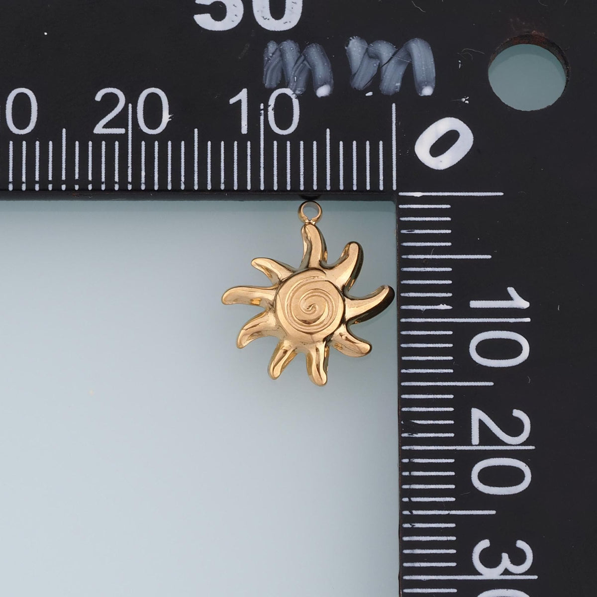 Sun Shell Pendant,14K Gold Boho Beach Charm DIY Charm for Necklace Bracelet Making