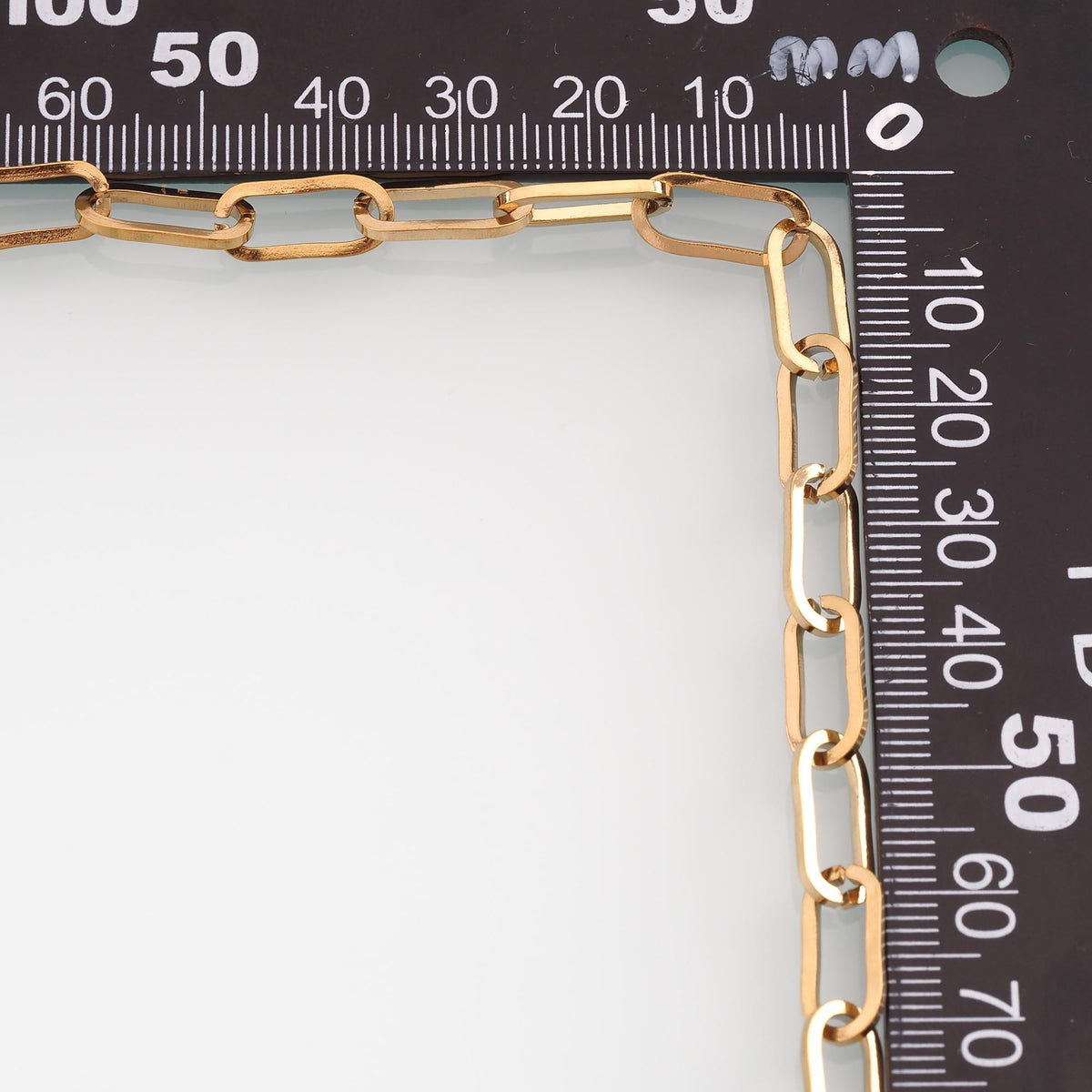 Stainless Steel Oval Chain,14K Gold Stainless Steel Chain,Waterproof Chain for DIY Necklace Bracelet Making