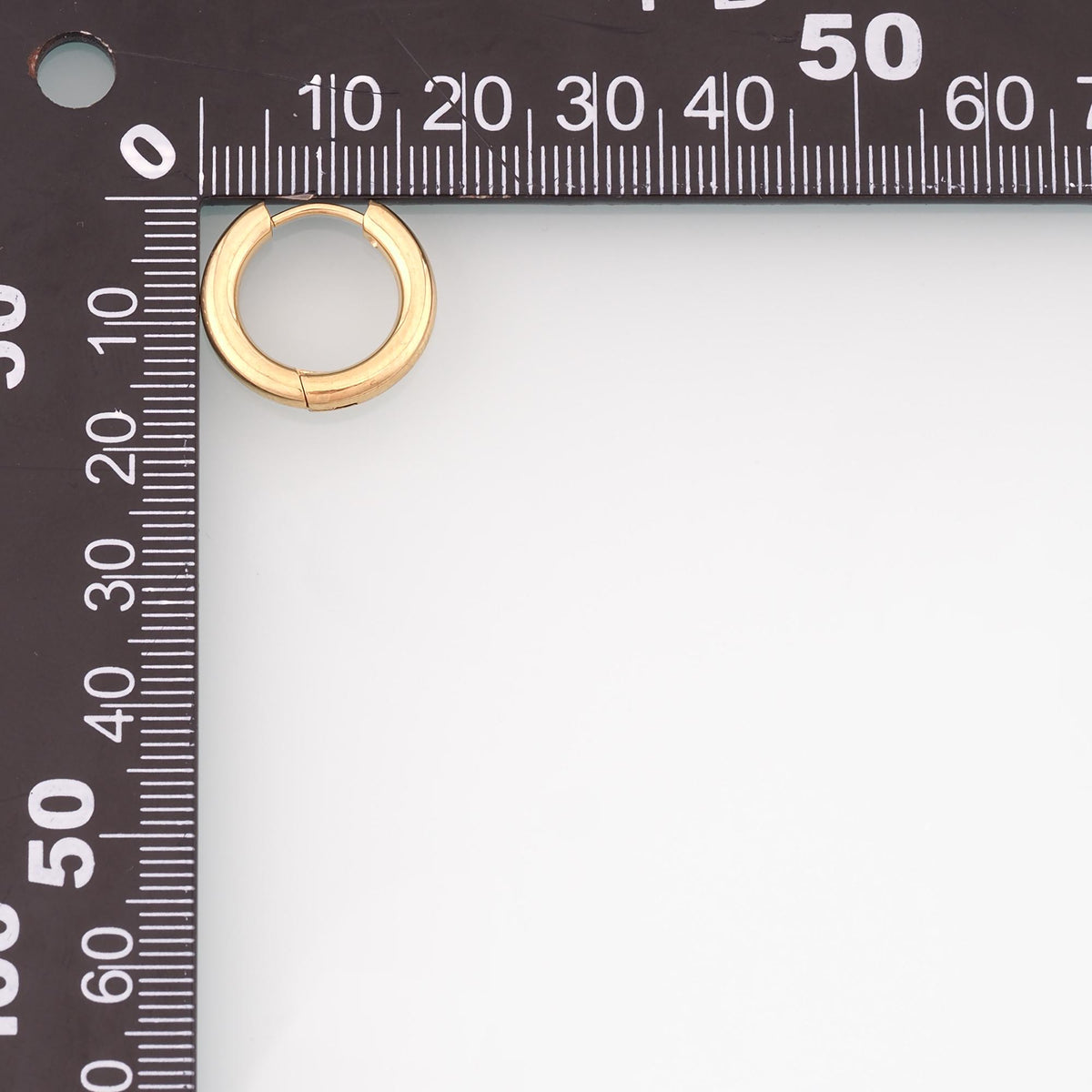 14K Gold Huggie Hoop Earrings for Jewelry Making
