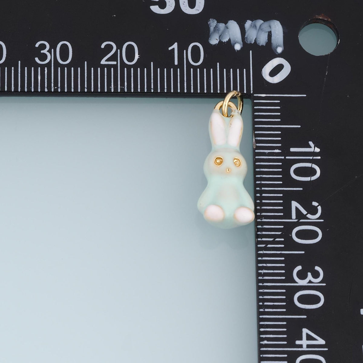 18K Gold Filled Enamel Charm Pendant for Jewelry Making