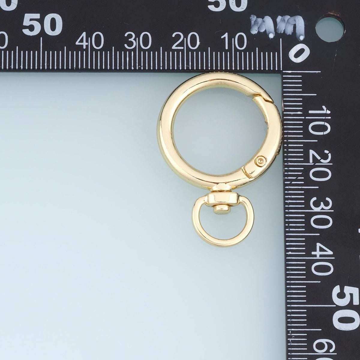 18K Gold Filled Round Clasp for Jewelry Making