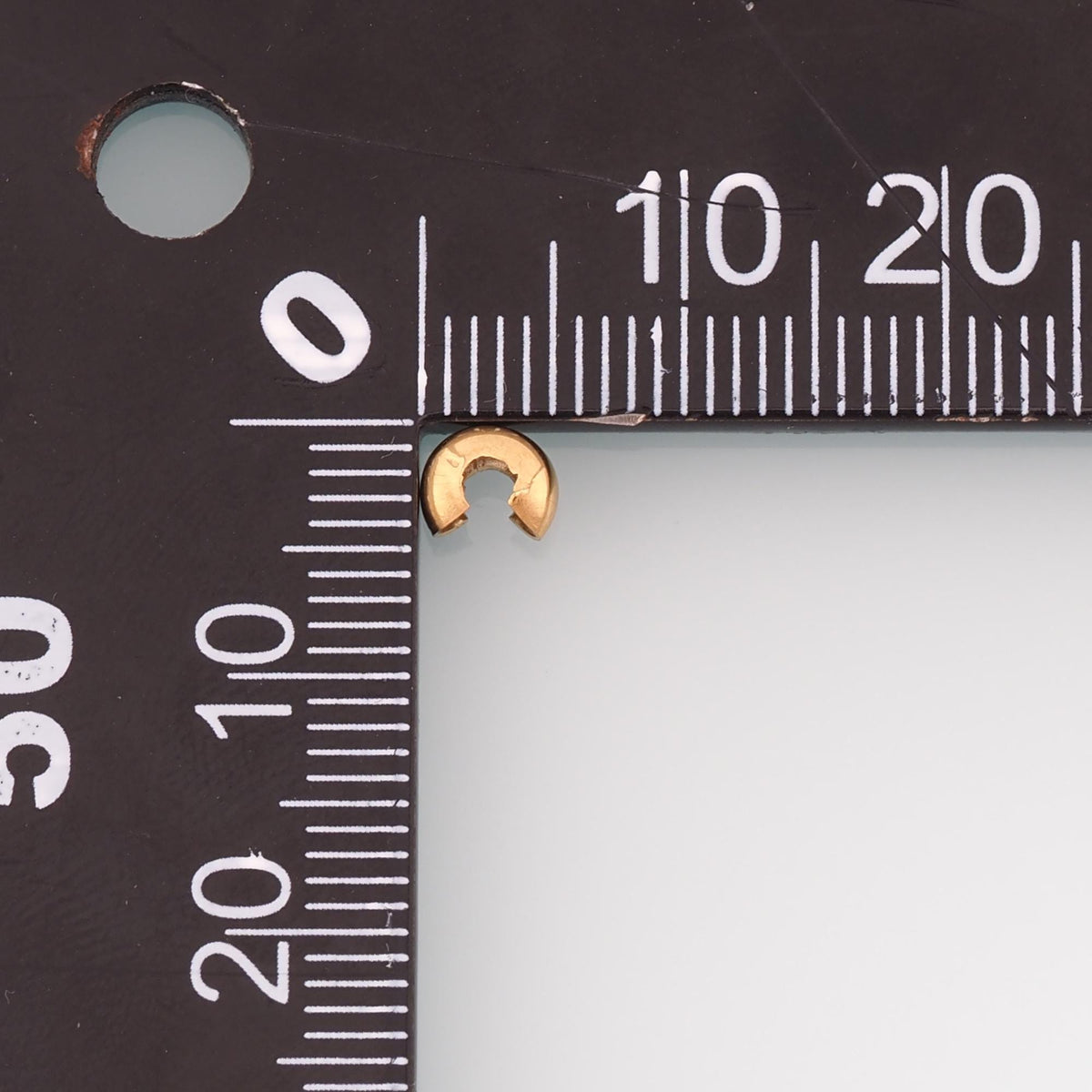50 PCS Stainless Steel Crimp Covers, 14K Gold Filled Waterproof Tarnish Findings,DIY Necklace Bracelet Findings Supplies
