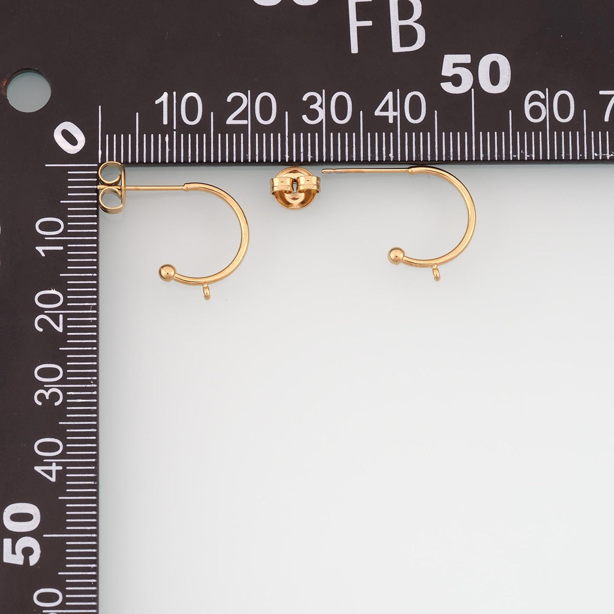 14K Gold Hoop Earrings for Jewelry Making