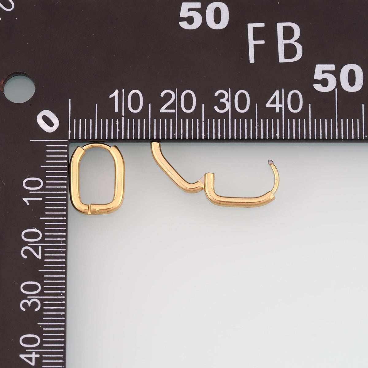 14K Gold Huggie Hoop Earrings for Jewelry Making