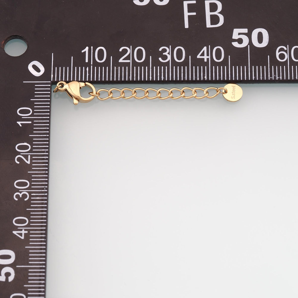 Stainless Lobster Clasp Adjustable Extender Chain ,14k Gold Filled Waterproof Tarnish ,DIY Necklace Bracelet Findings Supplie
