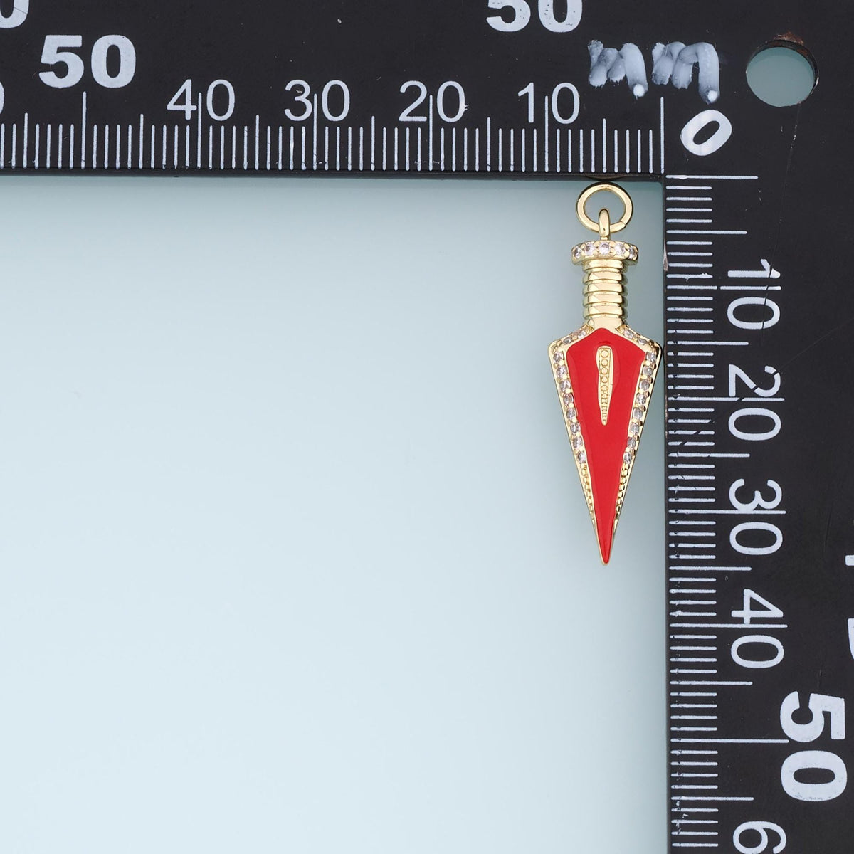 18K Gold Filled Enamel Tree Charm Pendant for Jewelry Making