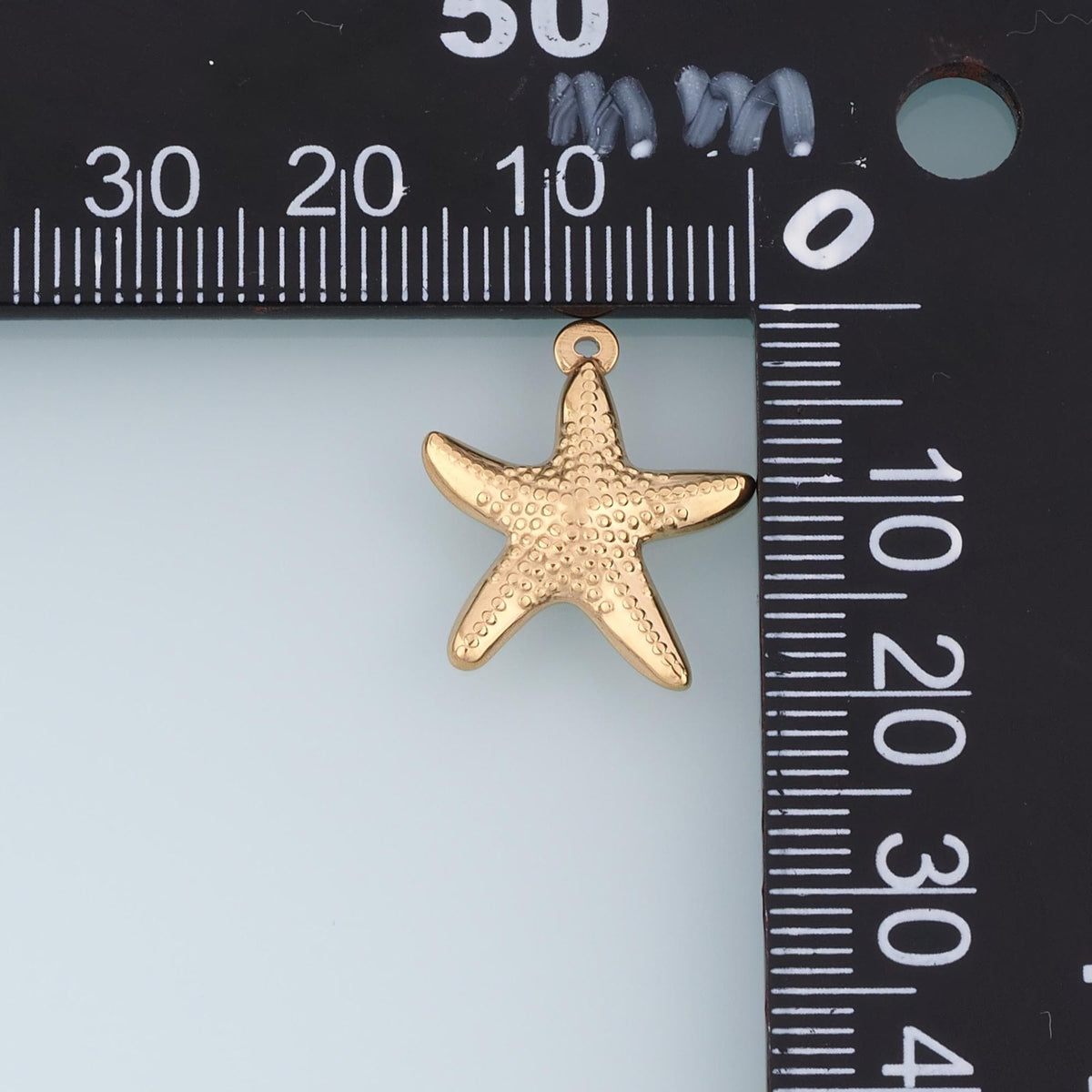 Starfish Pendant,14K Gold Seaside Trip Charm DIY Charm for Necklace Bracelet Making