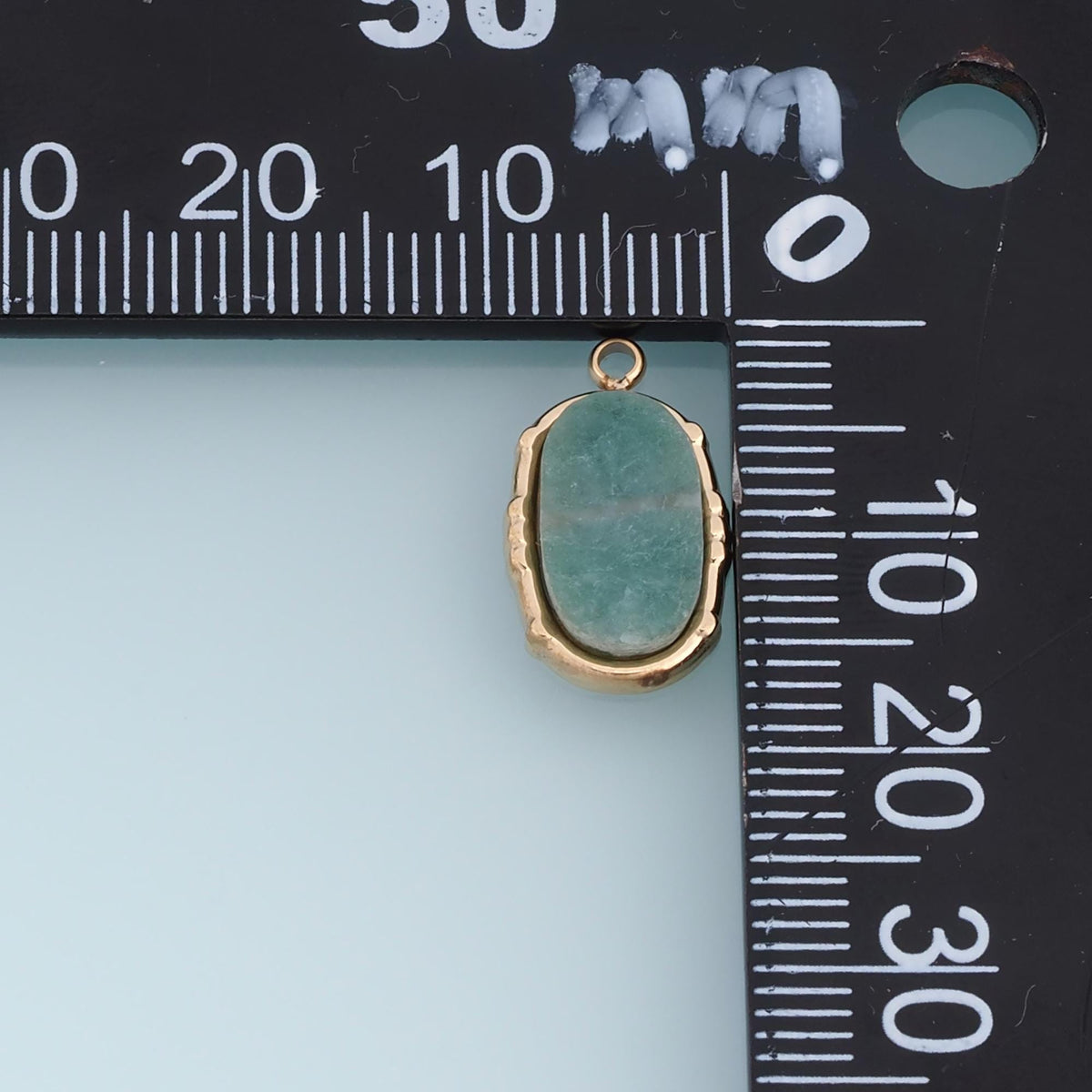 Oval Charm Pendant for Jewelry Making