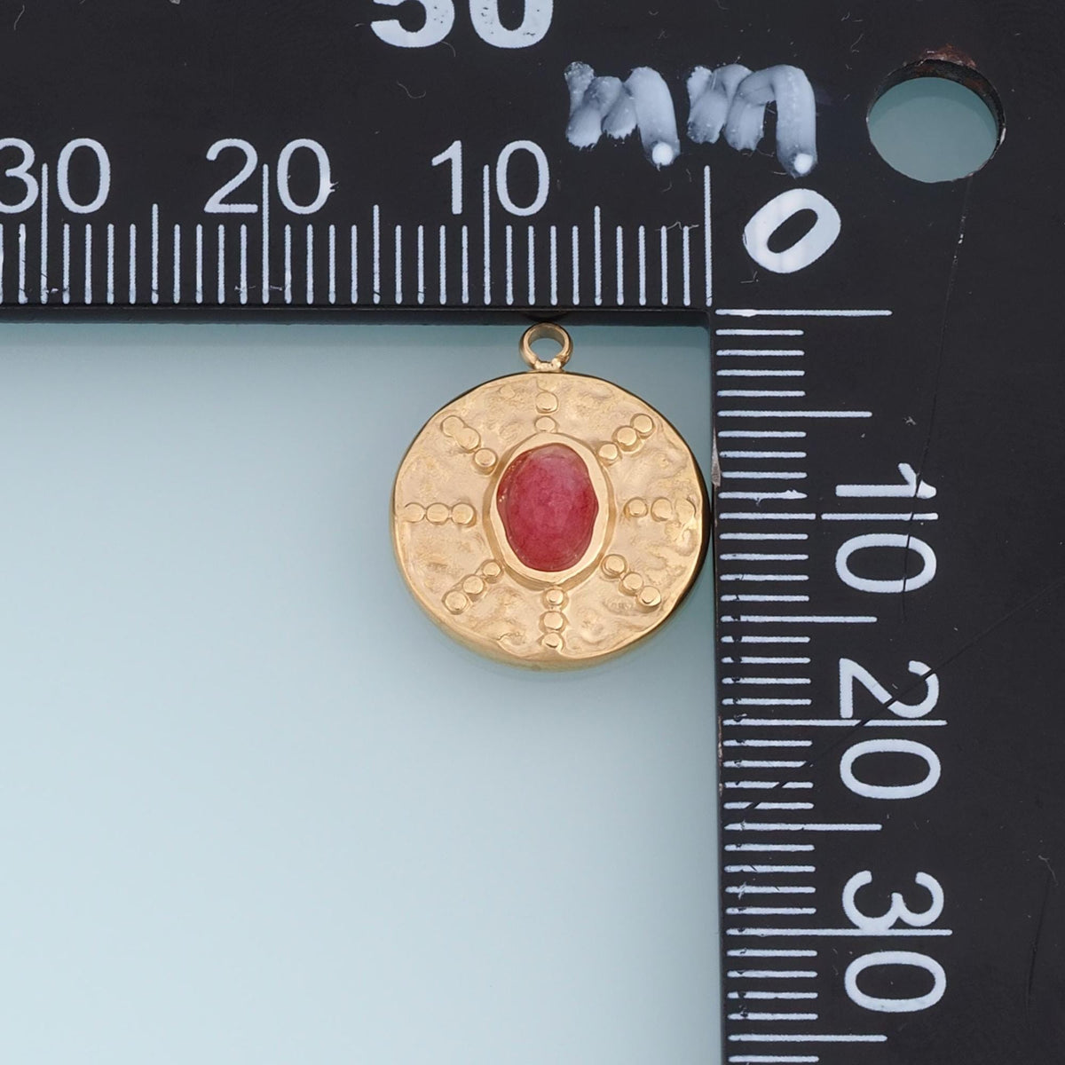 Round Charm Pendant for Jewelry Making