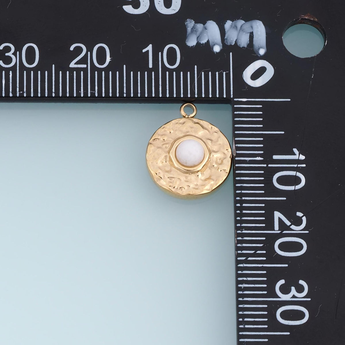 Round Charm Pendant for Jewelry Making