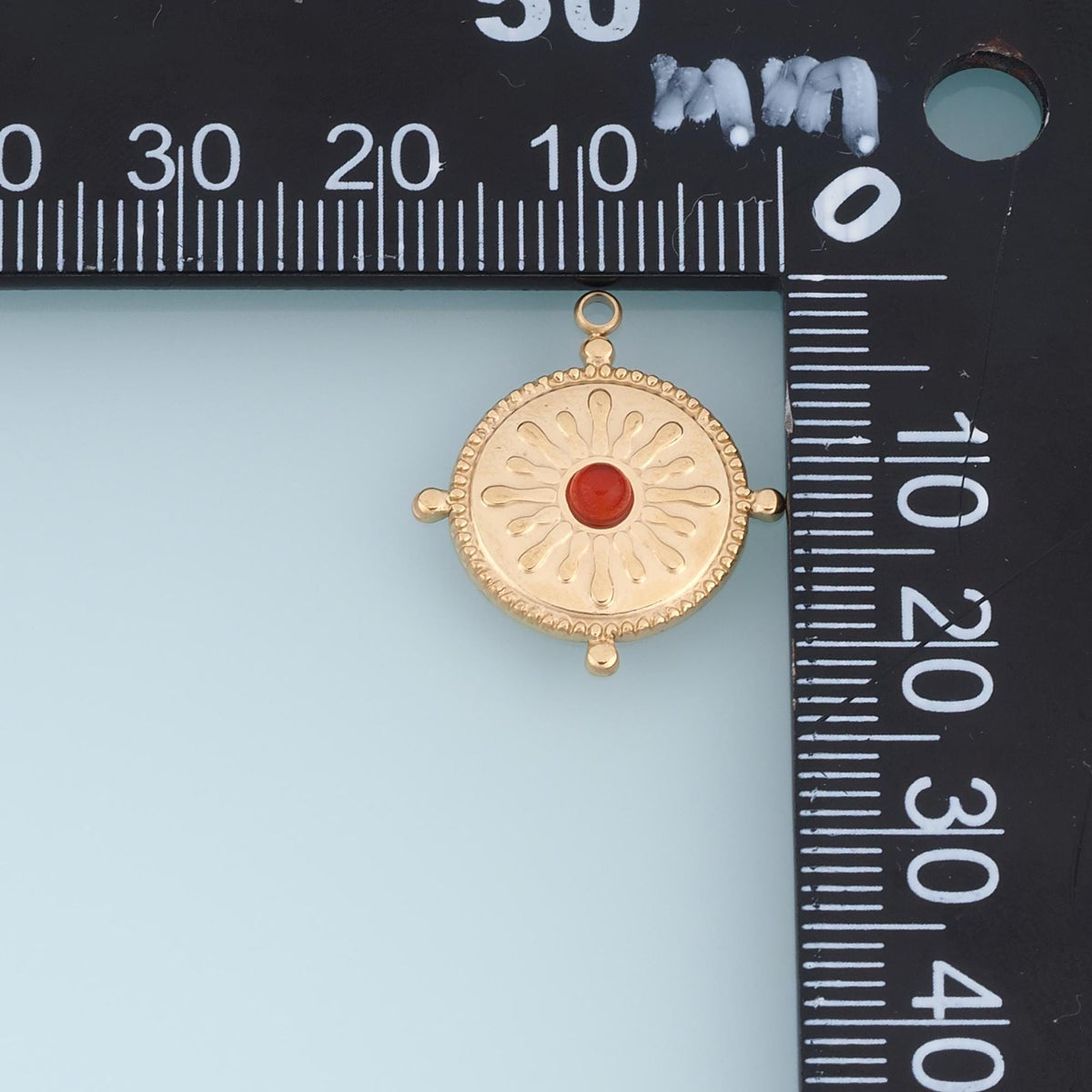Sun Charm Pendant for Jewelry Making