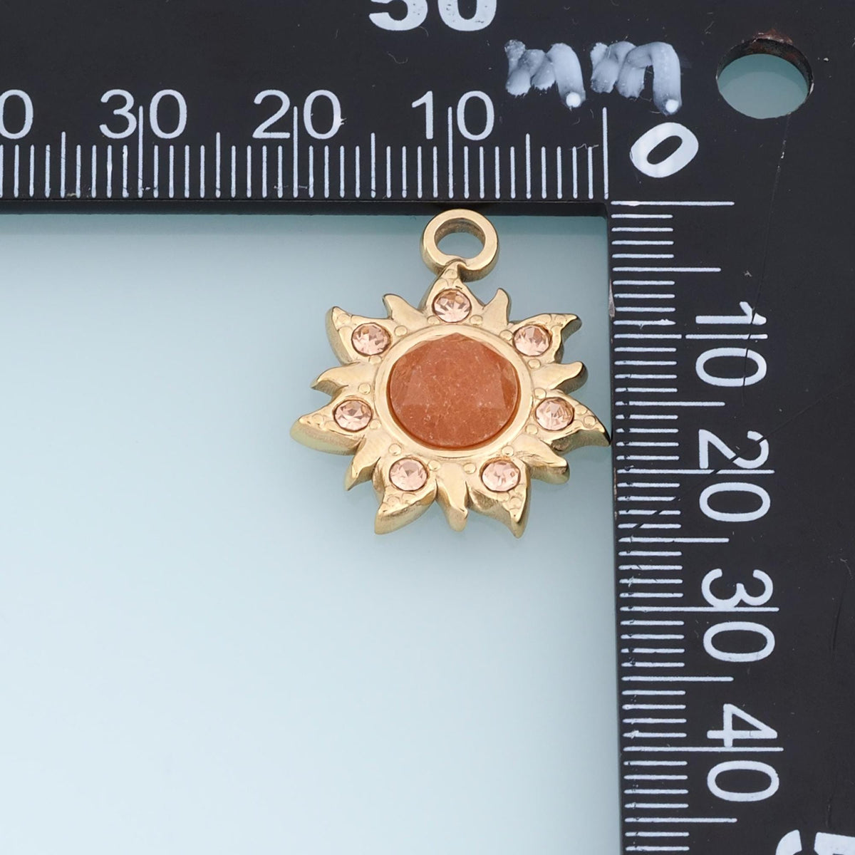 Sun Charm Pendant for Jewelry Making