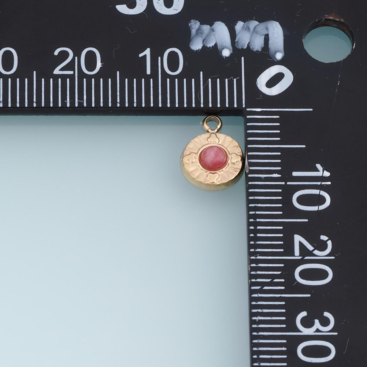 Round Charm Pendant for Jewelry Making