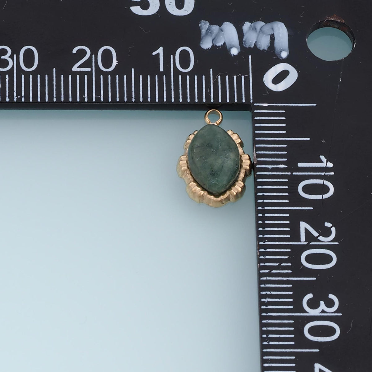 Oval Charm Pendant for Jewelry Making