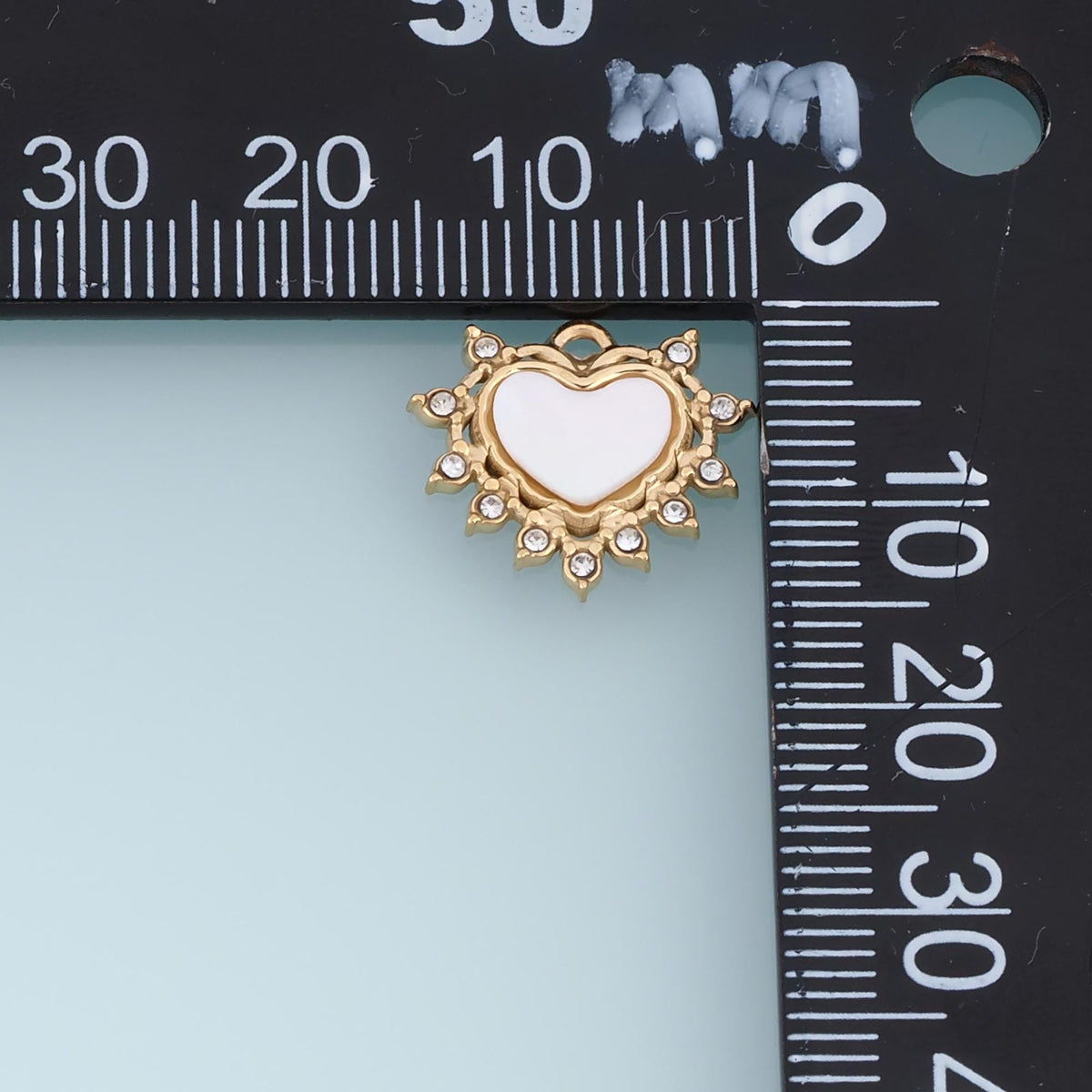 Heart Charm Pendant for Jewelry Making