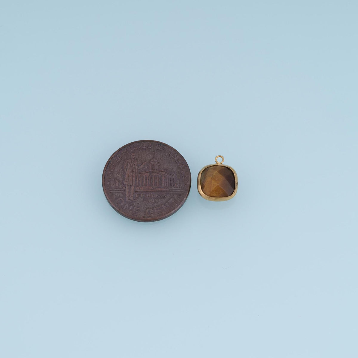 Square Charm Pendant for Jewelry Making