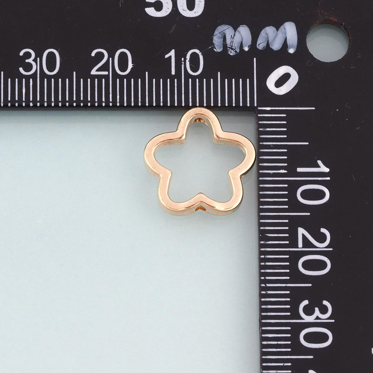 18K Gold Filled Flower Jewelry Beads for Jewelry Making