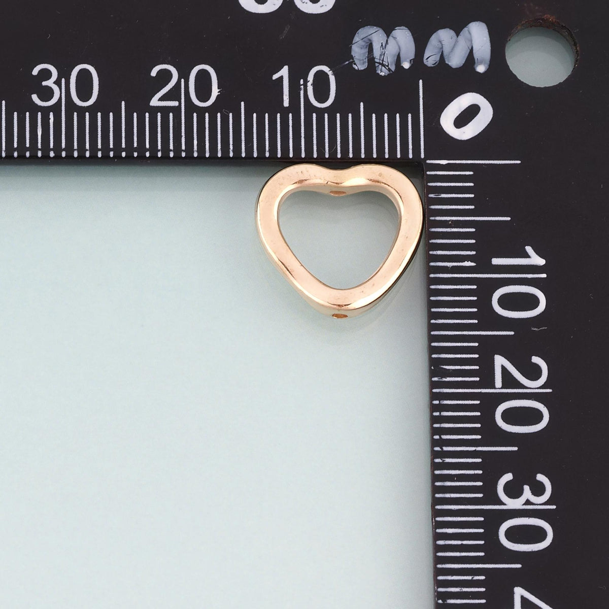 18K Gold Filled Heart Jewelry Beads for Jewelry Making