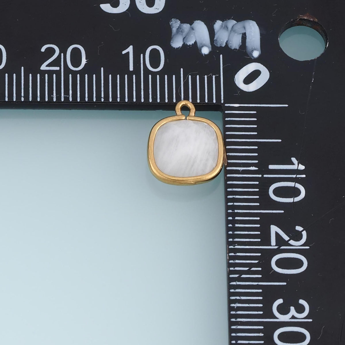 Square Charm Pendant for Jewelry Making