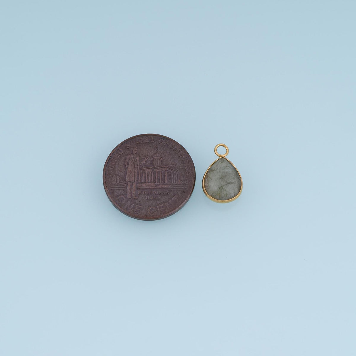 Teardrop Charm Pendant for Jewelry Making