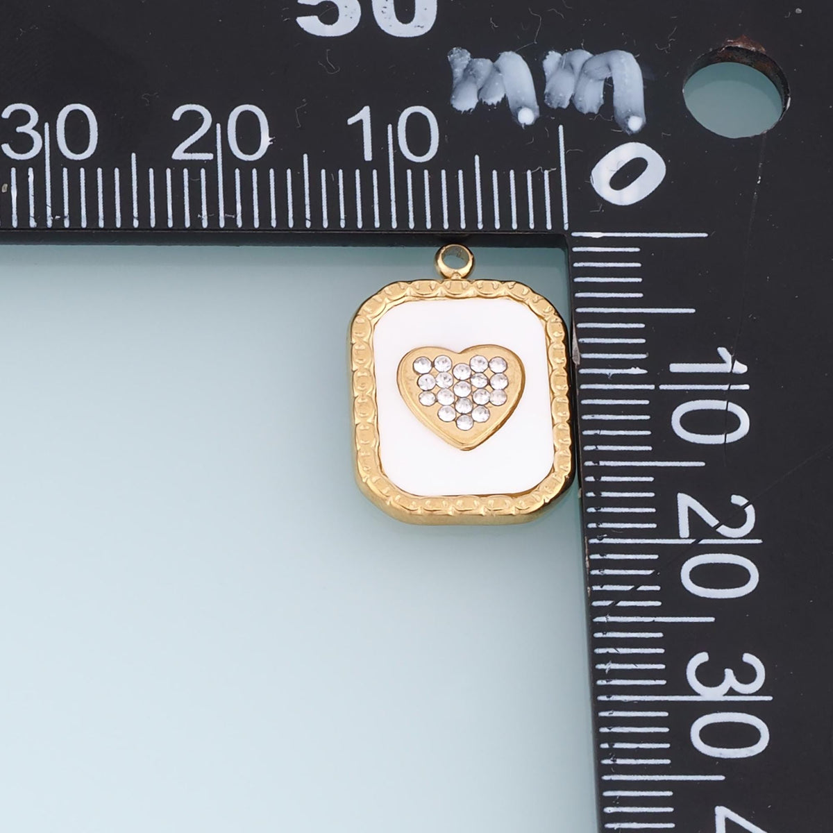 Heart Charm Pendant for Jewelry Making