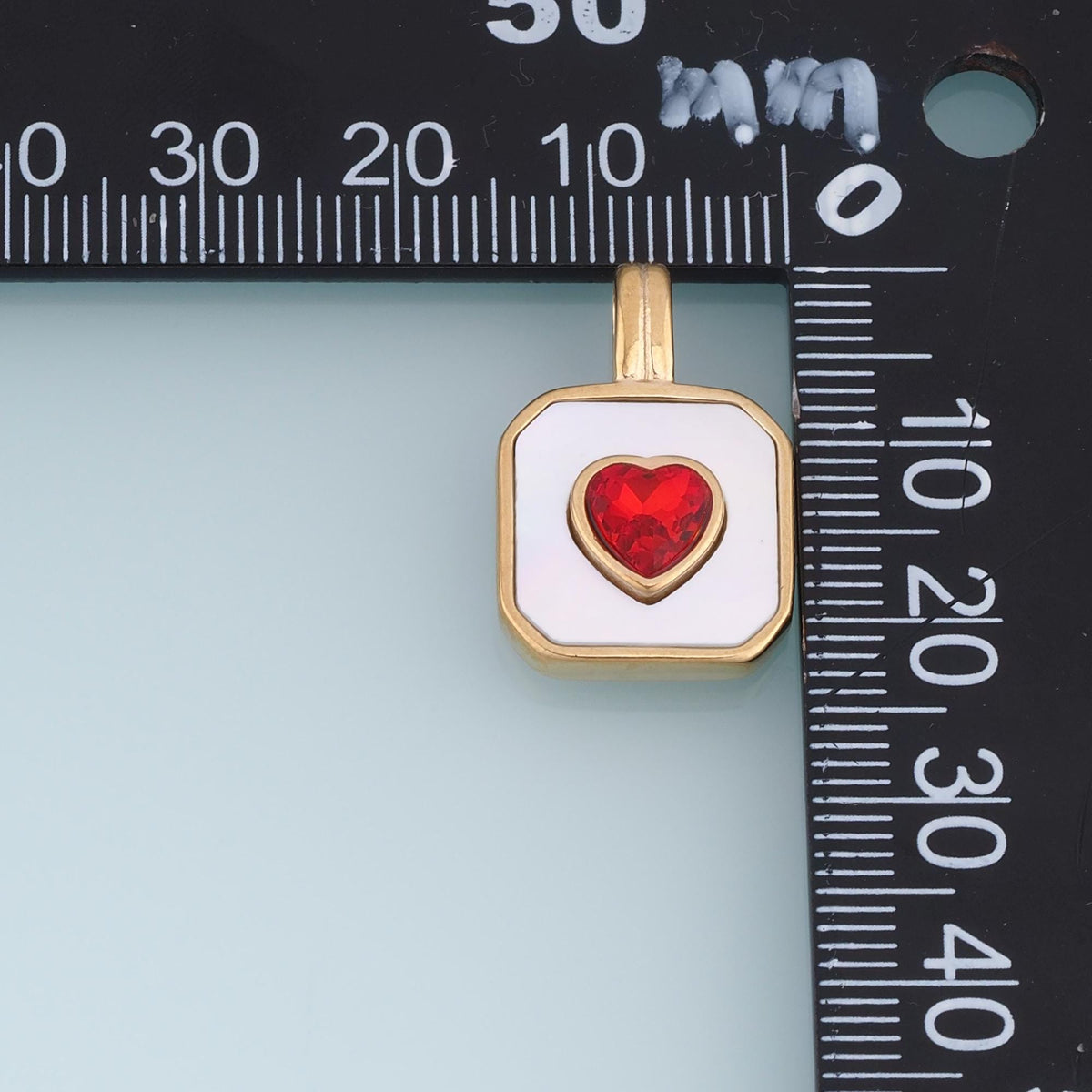 Heart Charm Pendant for Jewelry Making