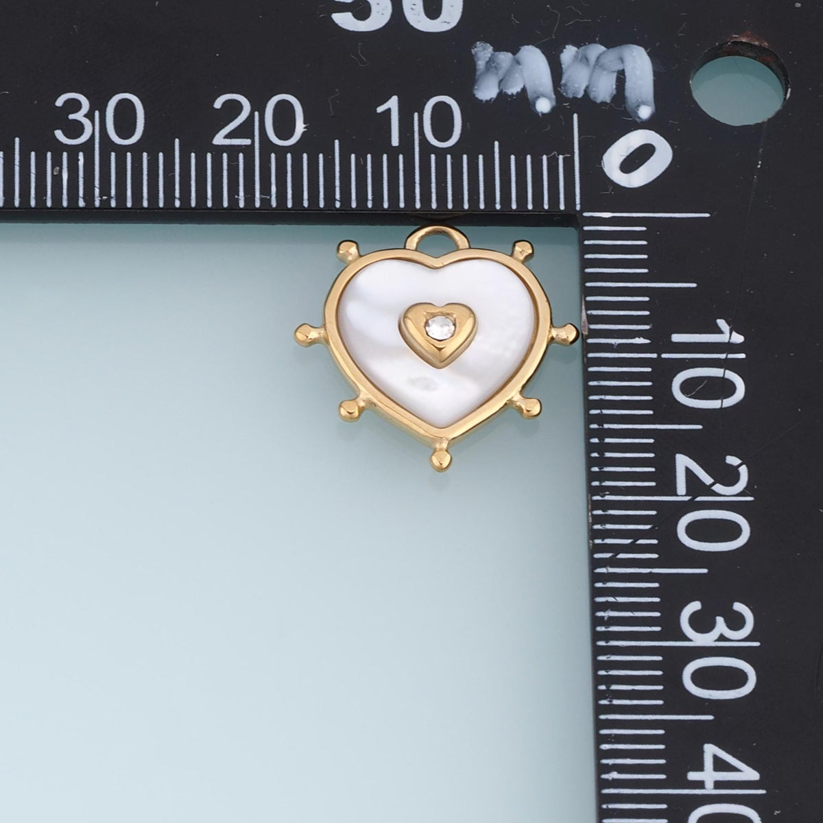 Heart Charm Pendant for Jewelry Making