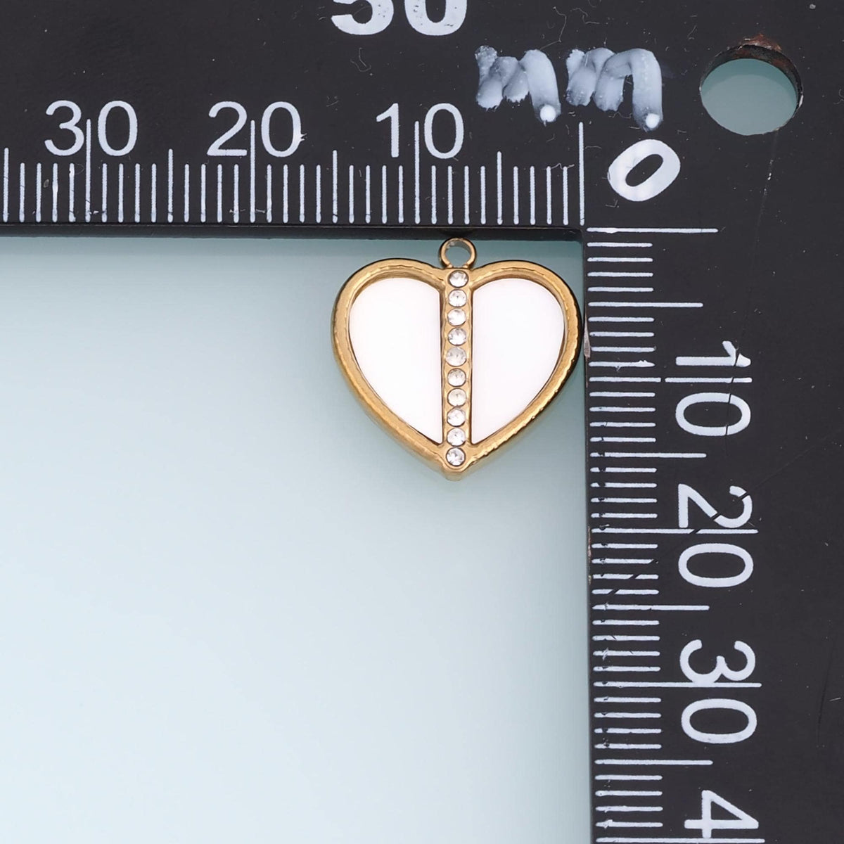 Shell Heart Pendant ,14K Gold Exquisite Charm DIY Charm for Necklace Bracelet Making